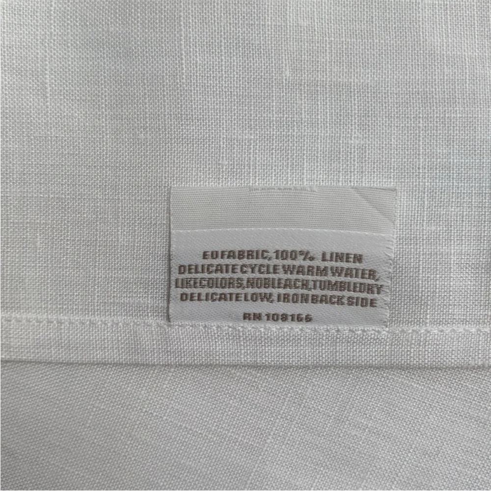Haute Home Linens White Linen Gold Beige Embroidered Guest Towel Set